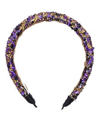 Headbands Of Hope Los Angeles Lakers Multi Glitter Headband