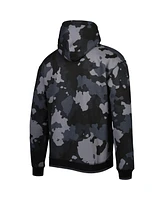 The Wild Collective Men's Black New England Patriots Camo Pullover Hoodie