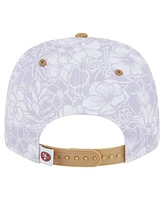 New Era Men's White/Gold San Francisco 49ers Aapi Apex Collection Floral 9SEVENTY Stretch-Snap Hat