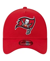 New Era Men's Red Tampa Bay Buccaneers A-Frame 9FORTY Adjustable Hat