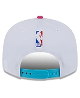 New Era Men's White Miami Heat 2024/25 City Edition Alternate 9FIFTY Snapback Hat