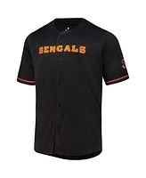 Fanatics Men's Black Cincinnati Bengals Pop Full-Button Jersey