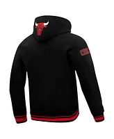 Pro Standard Men's Black Chicago Bulls Area Code Pullover Hoodie