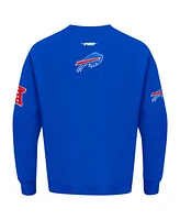 Pro Standard Men's Royal Buffalo Bills Turn It Up Drop Shoulder Pullover Sweatshirt