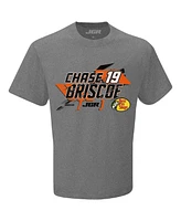 Joe Gibbs Racing Team Collection Men's Graphite Chase Briscoe Bass Pro Shops Name Number T-Shirt