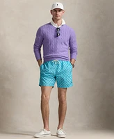 Polo Ralph Lauren Men's 5.75-Inch Traveler Classic Printed Swim Trunks