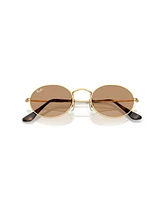 Ray-Ban Unisex Oval Metal Sunglasses, RB3547