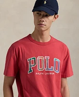 Polo Ralph Lauren Men's Classic-Fit Madras-Logo Jersey T-Shirt