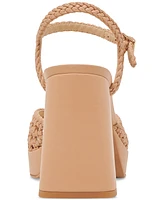 Dolce Vita Women's Peyten Woven Two-Piece Platform Dress Sandals