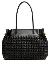 Donna Karan New York Cashmere Woven Tote Bag