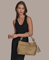 Donna Karan New York Glenwood Small Metallic Shoulder Bag