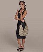 Donna Karan New York Baldwin Mini Metallic Shoulder Bag
