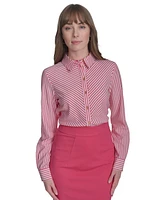 Tommy Hilfiger Women's Textured Button-Front Shirt