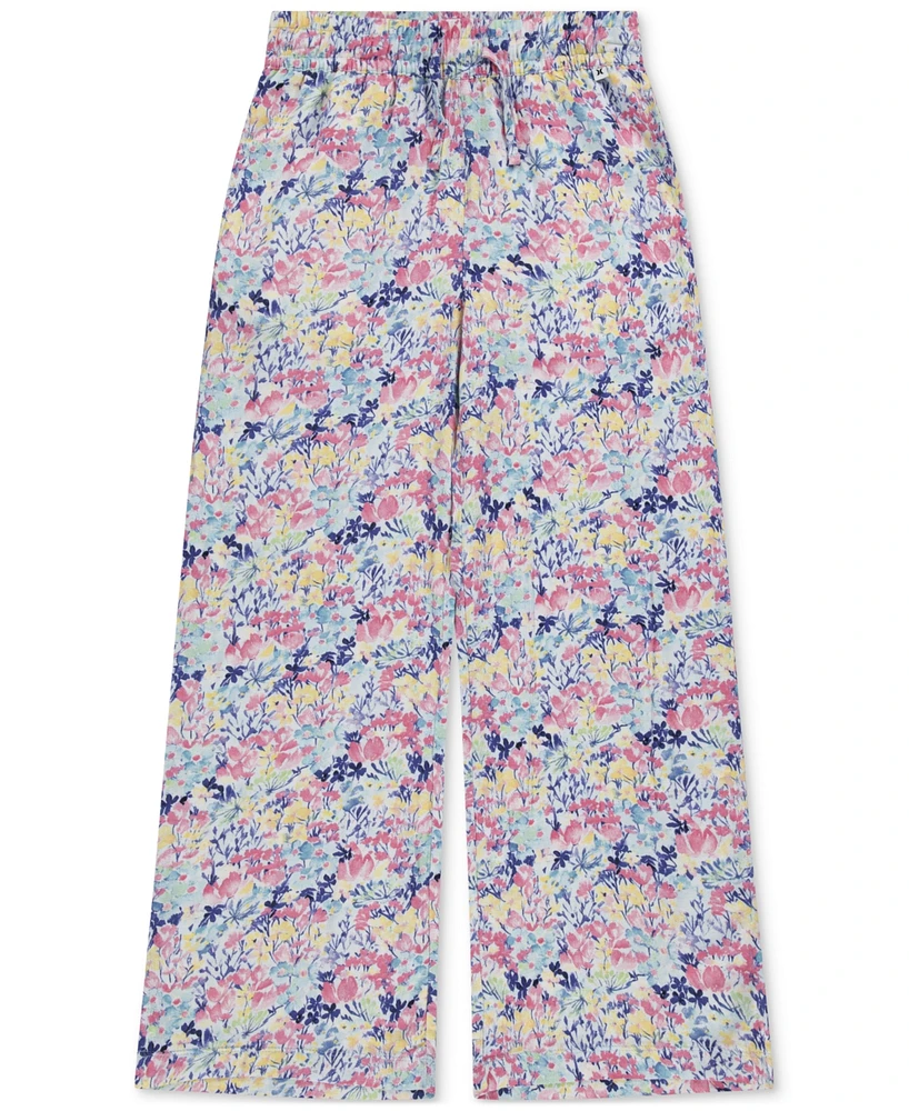 Hurley Big Girls Floral-Print Beach Pants