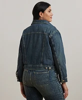 Lauren Ralph Plus Denim Trucker Jacket