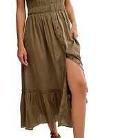 Free People Women's Desert Dazed Cotton Midi Dress