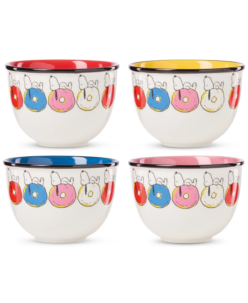 Lenox Chef Snoopy Porcelain Dessert Bowls, Set of 4