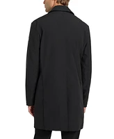 Guess Men's Lightweight Water Resistant Ripstop Trench Coat