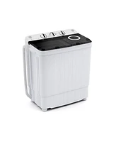 17.6 lbs Portable Washing Machine with Drain Pump