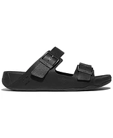 FitFlop Men's Gogh Moc Buckle Tumbled Leather Slides