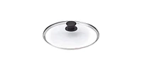 Cuisinel Glass Lid - 10"-inch/25.4-cm/264mm - Compatible with Lodge - Fully Assembled Tempered Replacement Cover - Oven Safe for Skillet Pots Pans