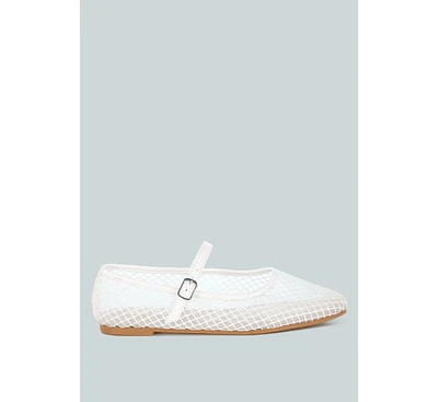 averona mesh mary jane flats
