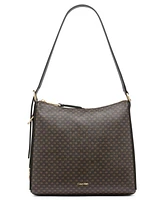 Calvin Klein Mandy Signature Top Zipper Shoulder Bag