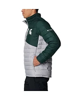 Columbia Men's Gray Michigan State Spartans Double Blitz Omni-Heat Infinity Insulated Full-Zip Jacket