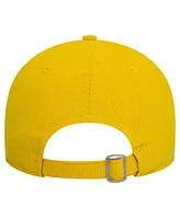 New Era Men's Yellow As Roma Corduroy Tonal 9FORTY Adjustable Hat