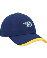 Fanatics Men's Navy/Gold Nashville Predators Authentic Pro Rink Pinnacle Adjustable Hat