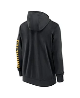 Nike Men's Black Iowa Hawkeyes Primetime Primary Mascot Full-Zip Hoodie