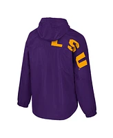 Colosseum Men's Purple Lsu Tigers Reloaded Anorak Half-Zip Jacket