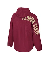 Colosseum Men's Garnet Florida State Seminoles Reloaded Anorak Half-Zip Jacket