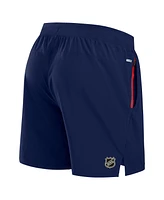 Fanatics Men's Navy New York Rangers Authentic Pro Rink Performance Shorts