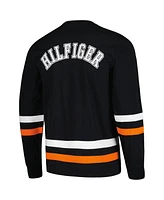 Tommy Hilfiger Men's Black/Orange Cincinnati Bengals Nolan Long Sleeve T-Shirt