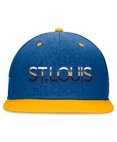 Fanatics Men's Blue/Gold St. Louis Blues Authentic Pro Alternate Jersey Snapback Hat