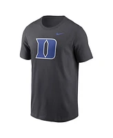 Nike Men's Anthracite Duke Blue Devils Primetime Evergreen Logo T-Shirt