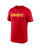 Nike Men's Red Kansas City Chiefs Wordmark Legend T-Shirt