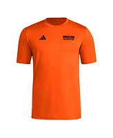 Adidas Men's Orange Houston Dynamo Fc Local Wrap T-Shirt