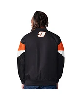 Starter Men's Black Chase Elliott Hooters Striker I V-Neck Pullover Jacket