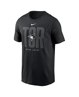 Nike Men's Black Toronto Blue Jays Fashion Local T-Shirt