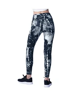 Msx by Michael Strahan Women's Navy Buffalo Bills Serena Tie-Dye Leggings