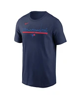 Nike Men's Navy Toronto Blue Jays 2-Hit Speed City Connect T-Shirt