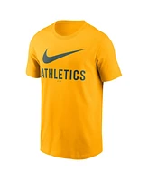 Nike Men's Gold Athletics Swoosh T-Shirt