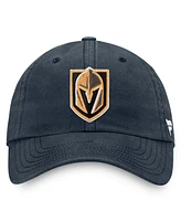 Fanatics Men's Charcoal Vegas Golden Knights Core Primary Logo Adjustable Hat