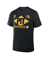 Fanatics Men's Black Pittsburgh Pirates 2025 Spring Training Grapefruit League True Icon T-Shirt