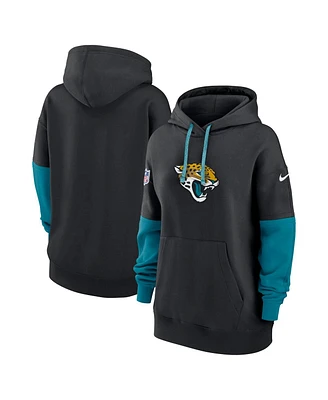 Nike Women's Black Jacksonville Jaguars 2024 Sideline Essential Fleece Pullover Hoodie