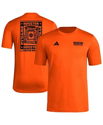 Adidas Men's Orange Houston Dynamo Fc Local Wrap T-Shirt