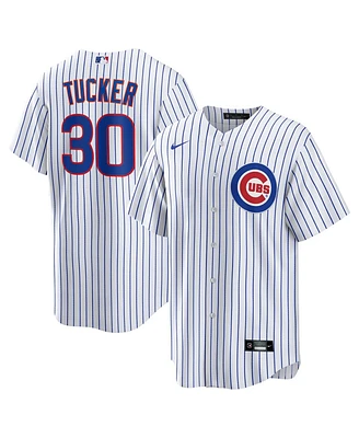 Nike Men's Kyle Tucker White Chicago Cubs Home Replica Player Jersey