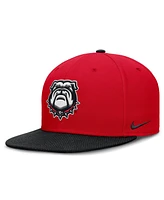 Nike Men's Red/Black Georgia Bulldogs Two-Tone Primetime Performance Fitted Hat